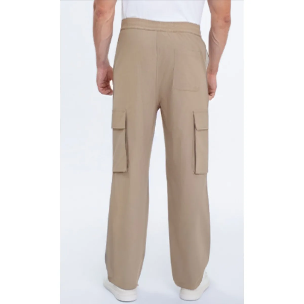 LIKE SHOP - Pantalón Cargo Hombre Verano Elasticado Recto 4007