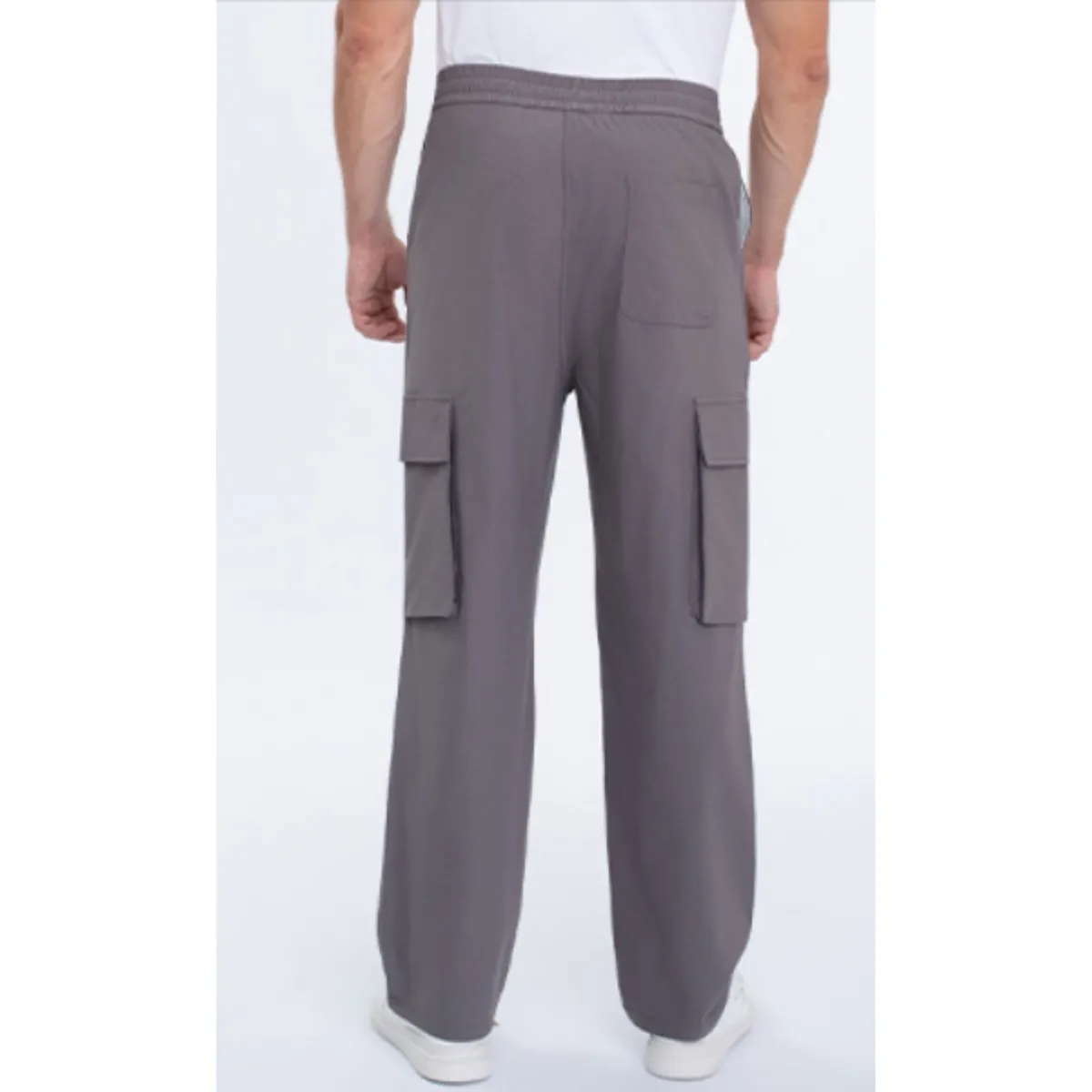 LIKE SHOP - Pantalón Cargo Hombre Verano Elasticado Recto 4007