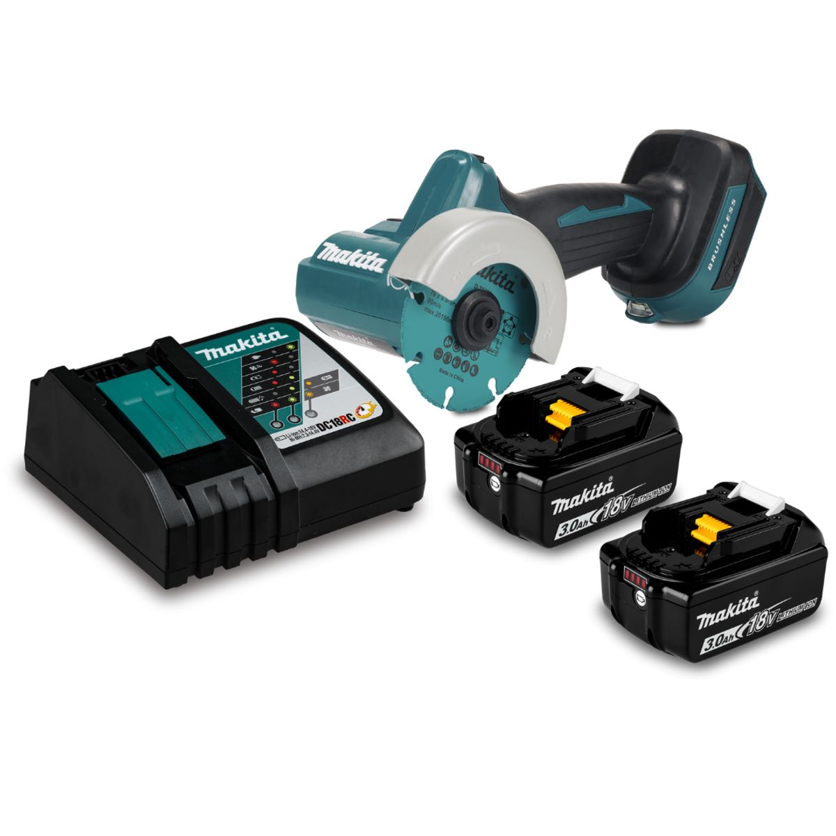 MAKITA - Multicortador De Disco 76mm Inalambrico Makita 2bat+carg