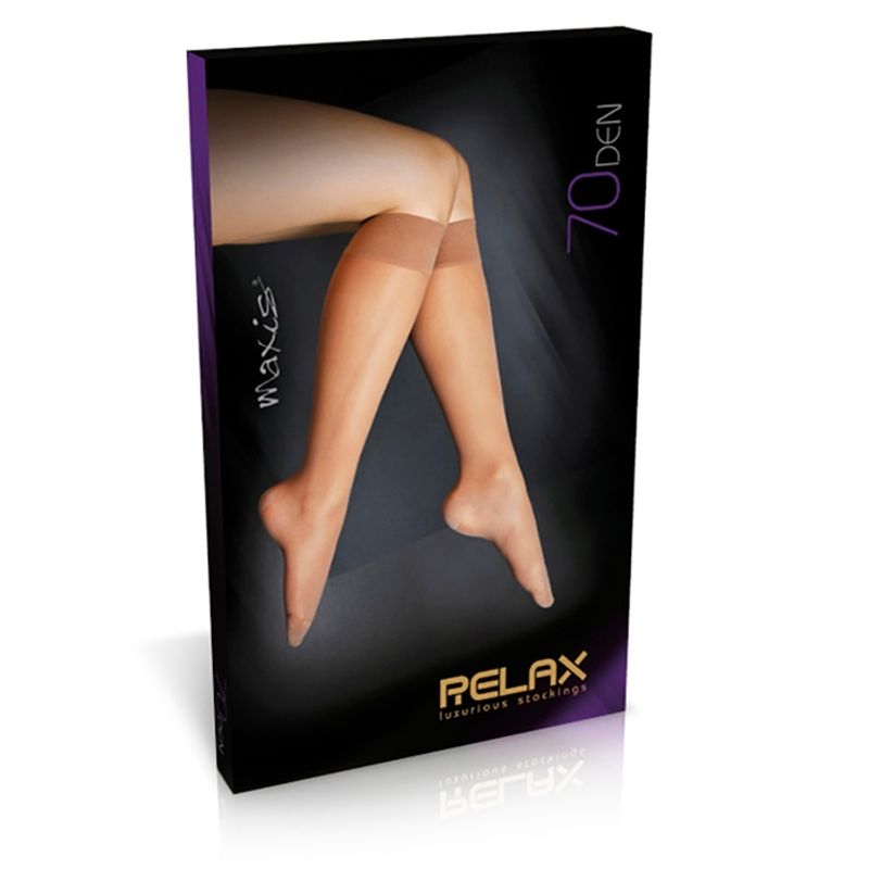 MAXIS - Calf Woman Maxi Relax 70 Den Black M