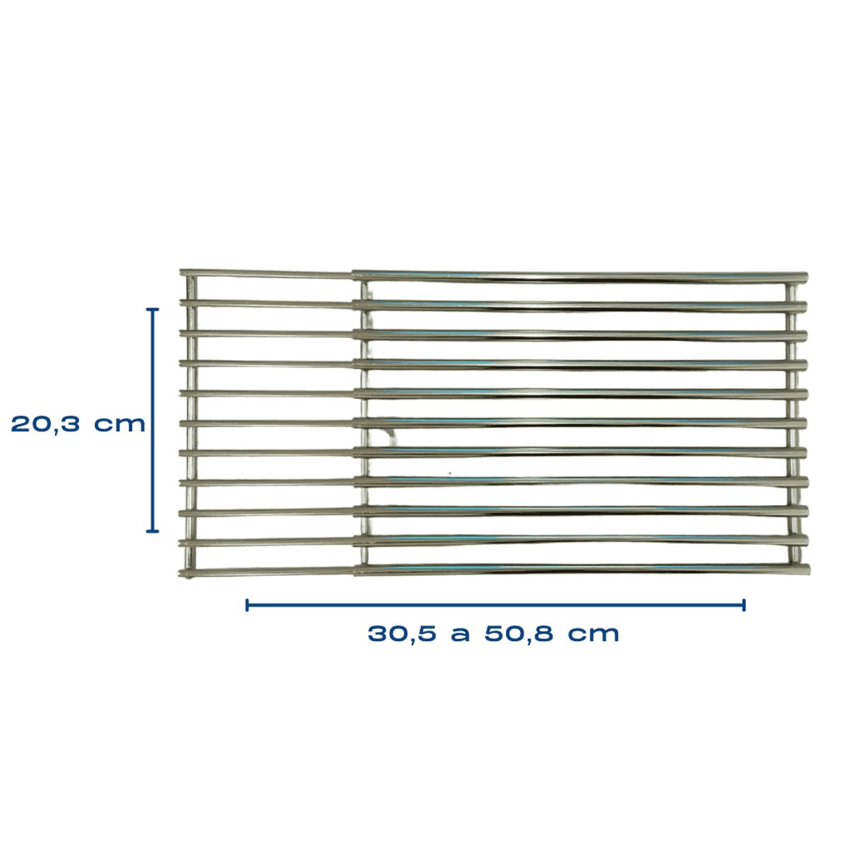 GENERICO - Rejilla De Cocción Para Parrillas A Gas Ajustable Universal Parrillas a Gas