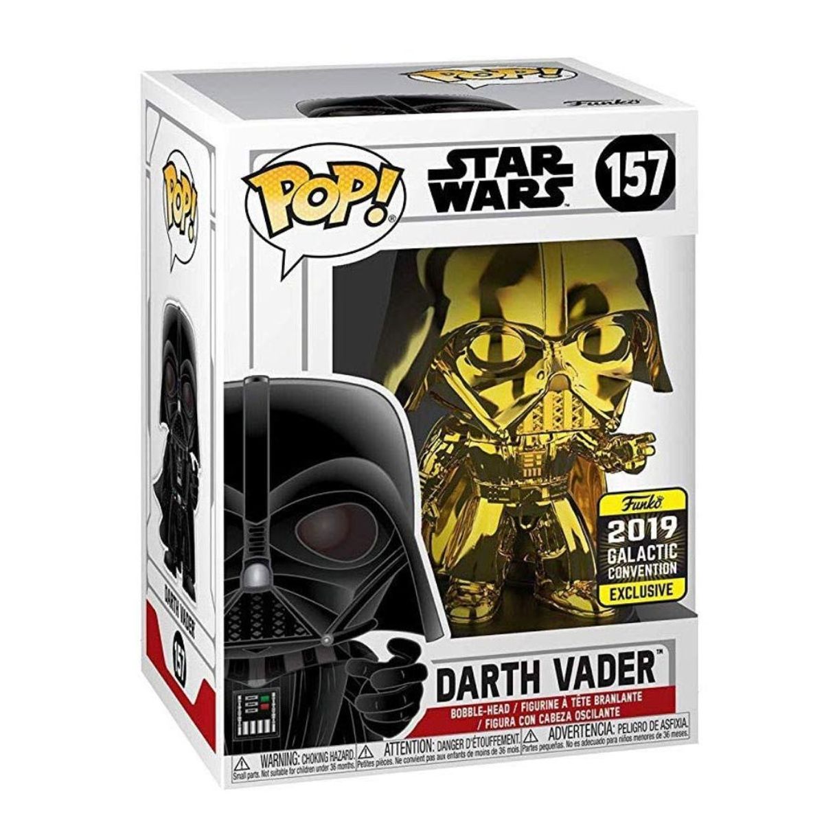 FUNKO - Funko Pop Star Wars – Darth Vader 157 + Protector