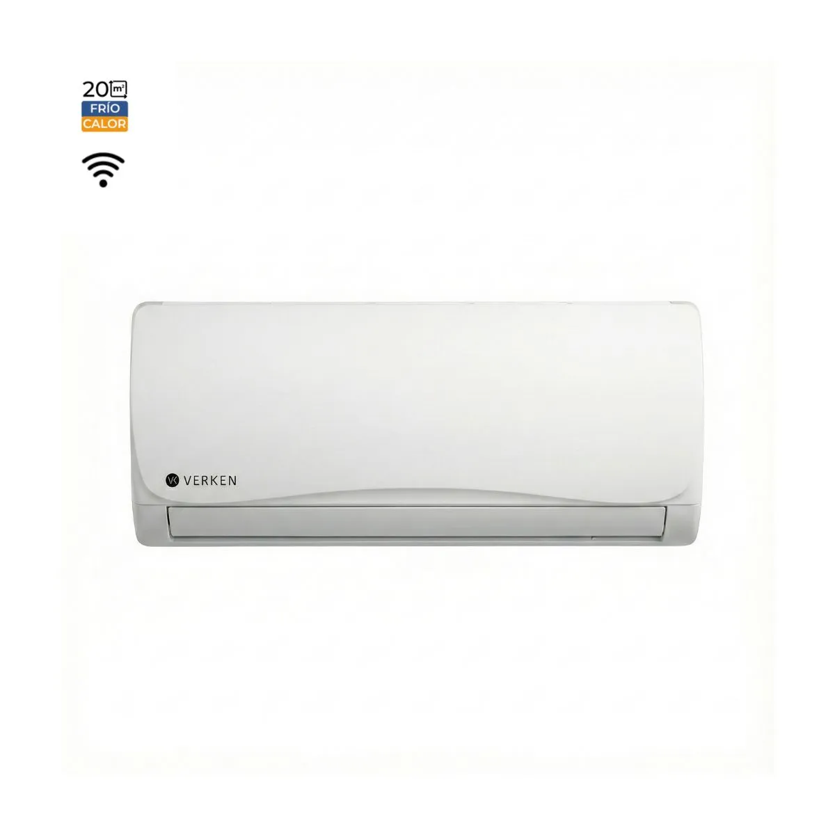 VERKEN - Aire Acondicionado Split Inverter Frio / Calor - Wifi 9.000 BTU - Verken