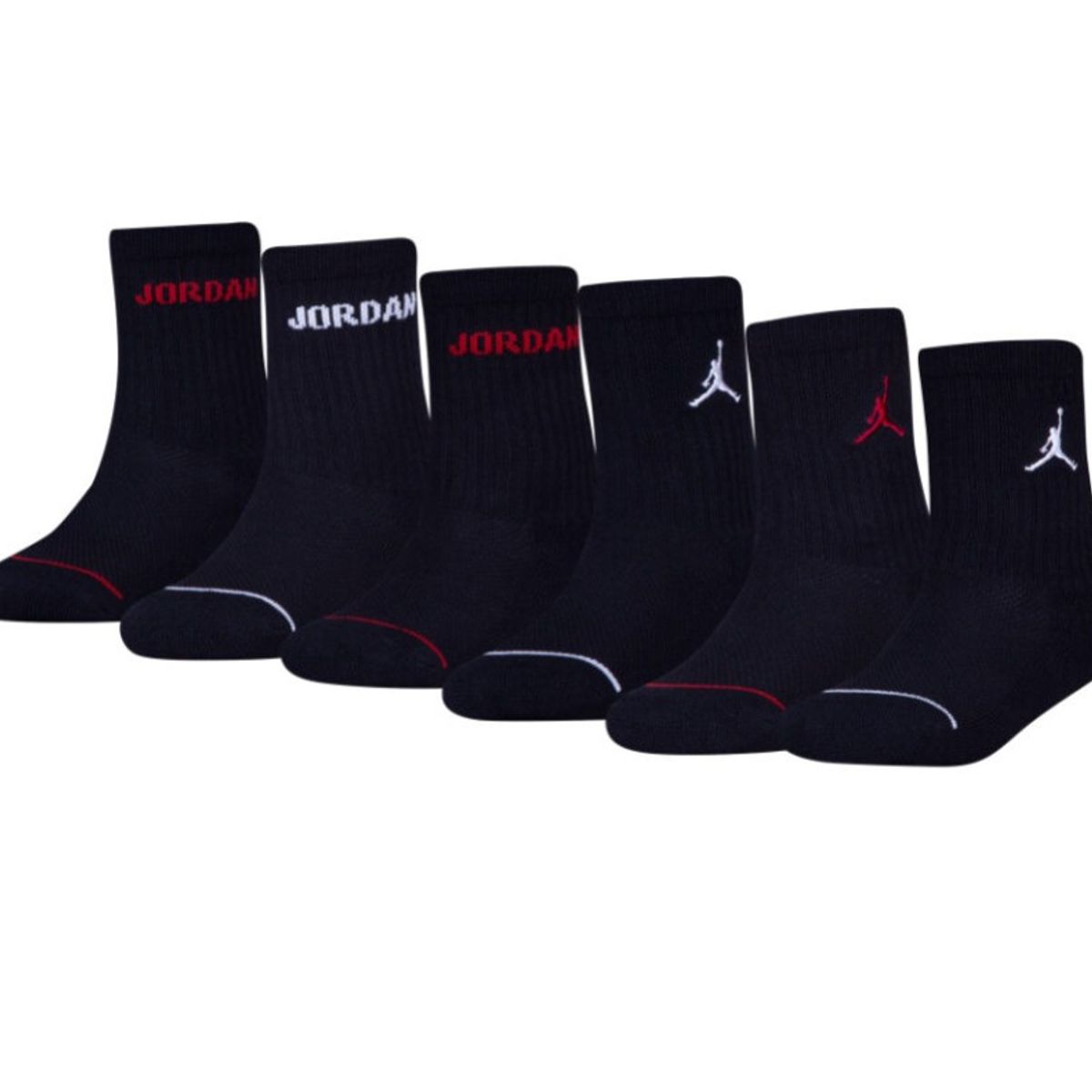 JORDAN - CALCETINES JORDAN KIDS LEGEND CREW 6PACK 5-8 AÑOS