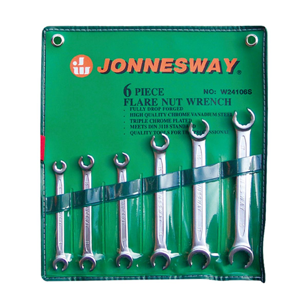JONNESWAY - Juego de llaves niplera 8-19mm 6 piezasw24106s