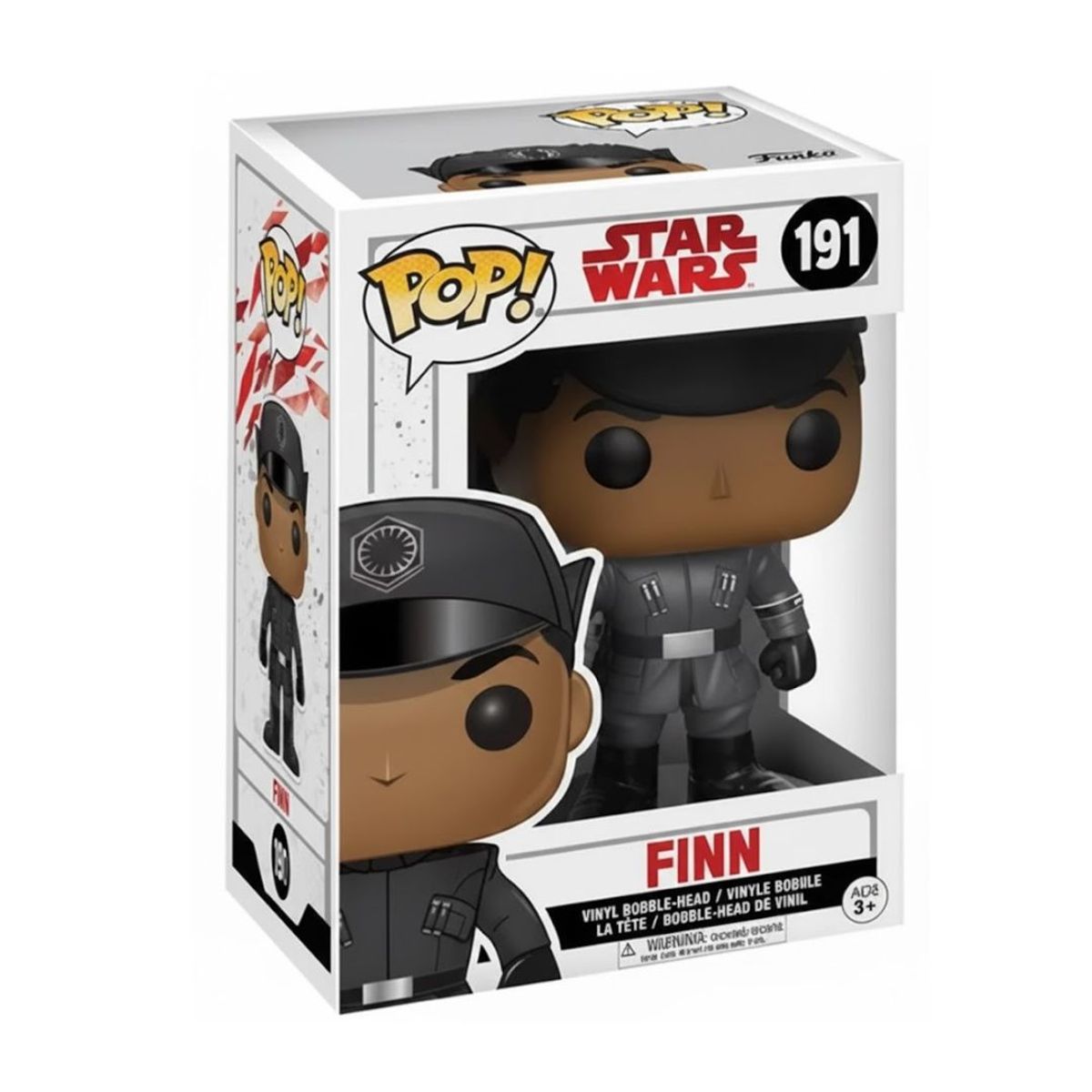 FUNKO - Funko Pop Star Wars – Finn 191 + Protector
