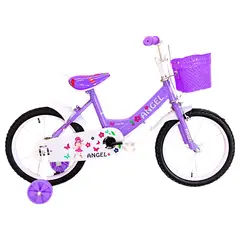 GENERICO - Bicicleta Aro 16 Infantil Lila Angel