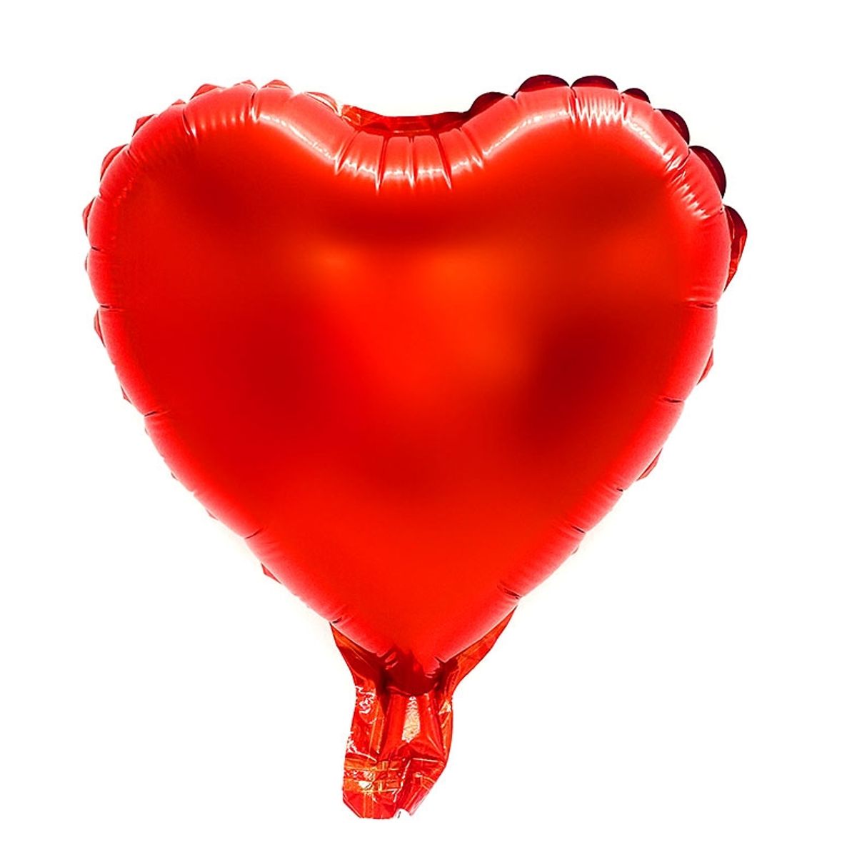 GENERICO - GLOBO METALICO 10 CORAZON ROJO 25CM X 50 UNI