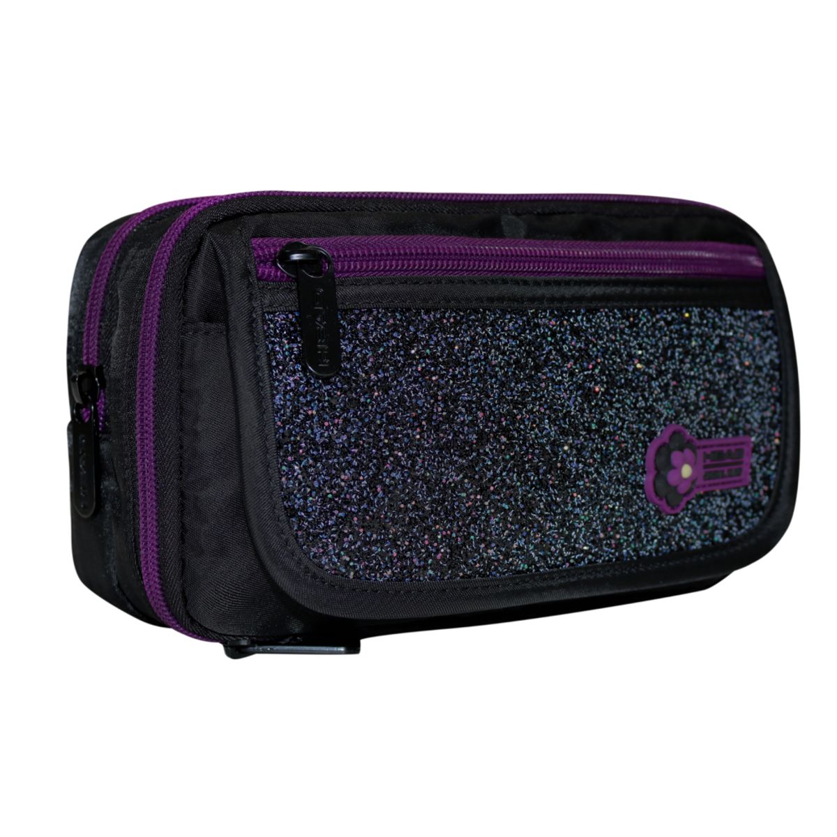 HEAD - Estuche Mujer Pencil Kawaii Glitter Negro Head