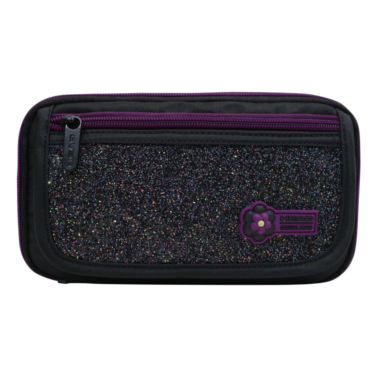 HEAD - Estuche Mujer Pencil Kawaii Glitter Negro Head