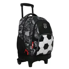 HEAD - Mochila con Ruedas Infantil New Kodiac Pelota Negro