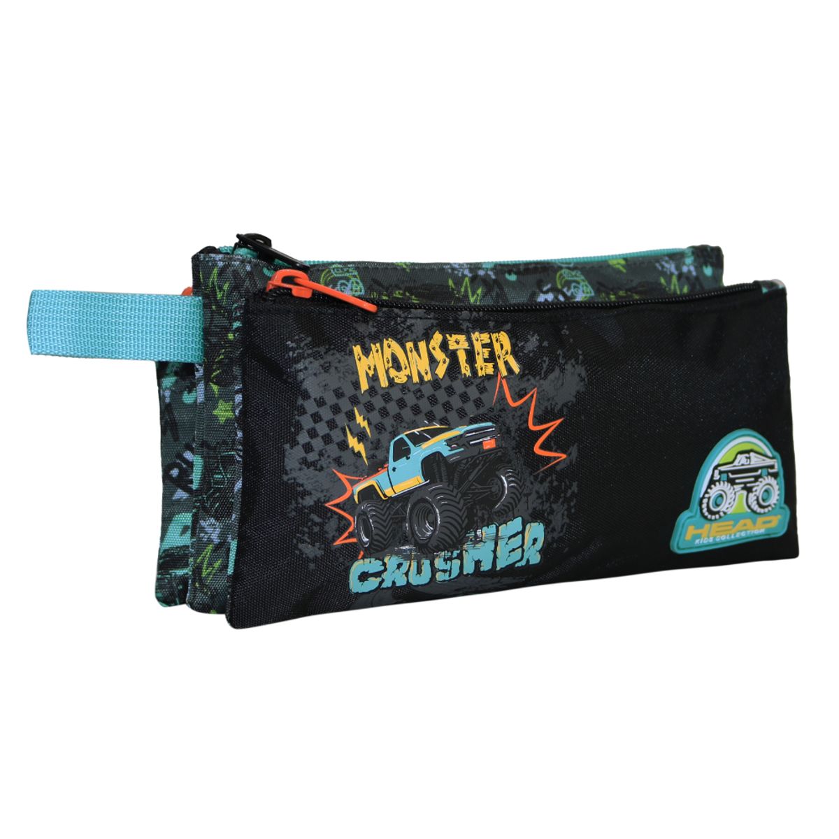 HEAD - Estuche Infantil Niño Celerio Monster Truck Negro Head