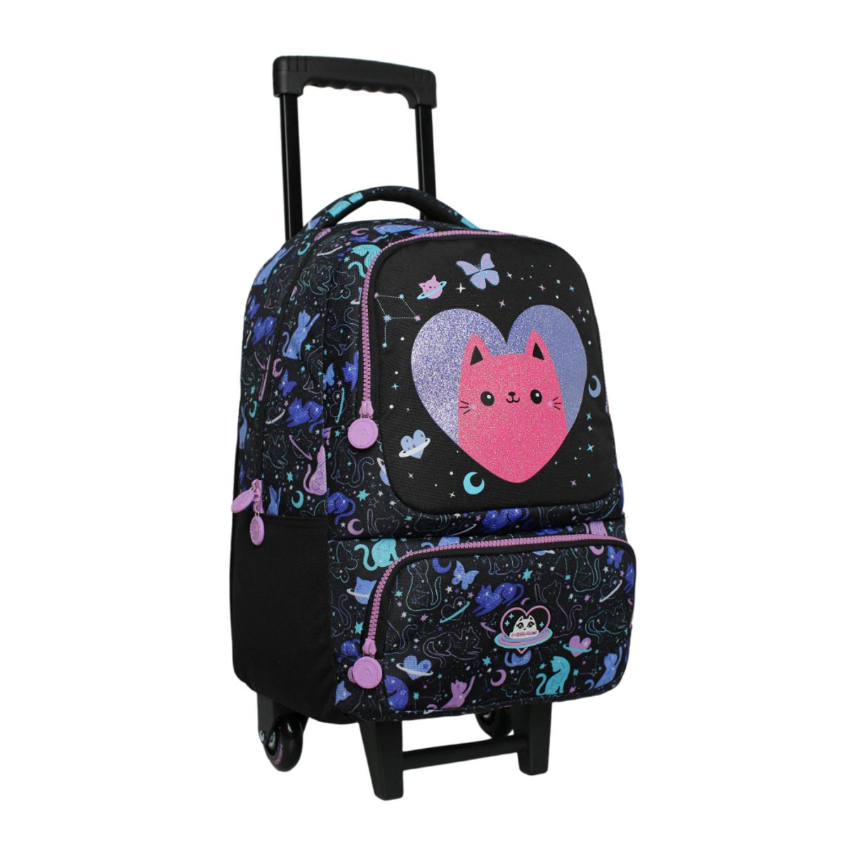 HEAD - Pack Bakan Escolar (x3) Niña Space Cat Negro Head