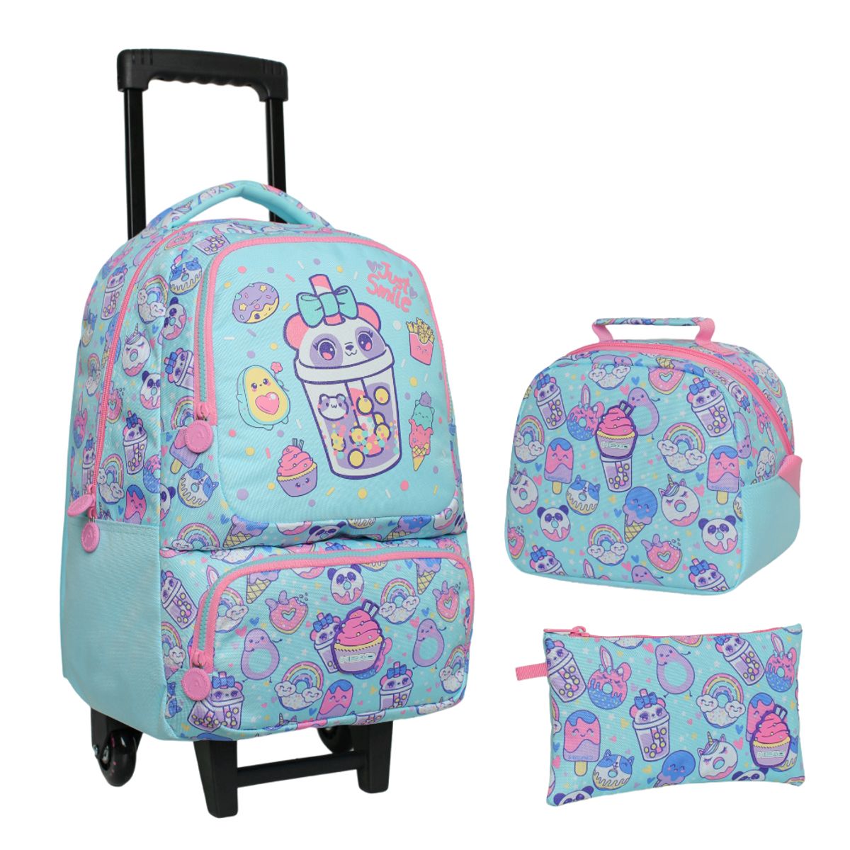 HEAD - Pack Bakan Escolar (x3) Niña Sweet Candy Menta Head