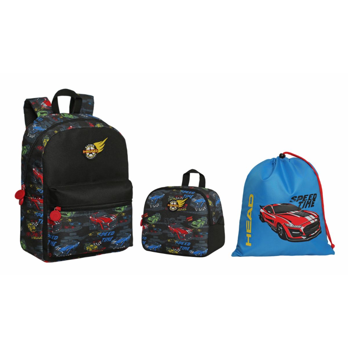 HEAD - Pack Kids Niño (x3) Speed Car Negro Head