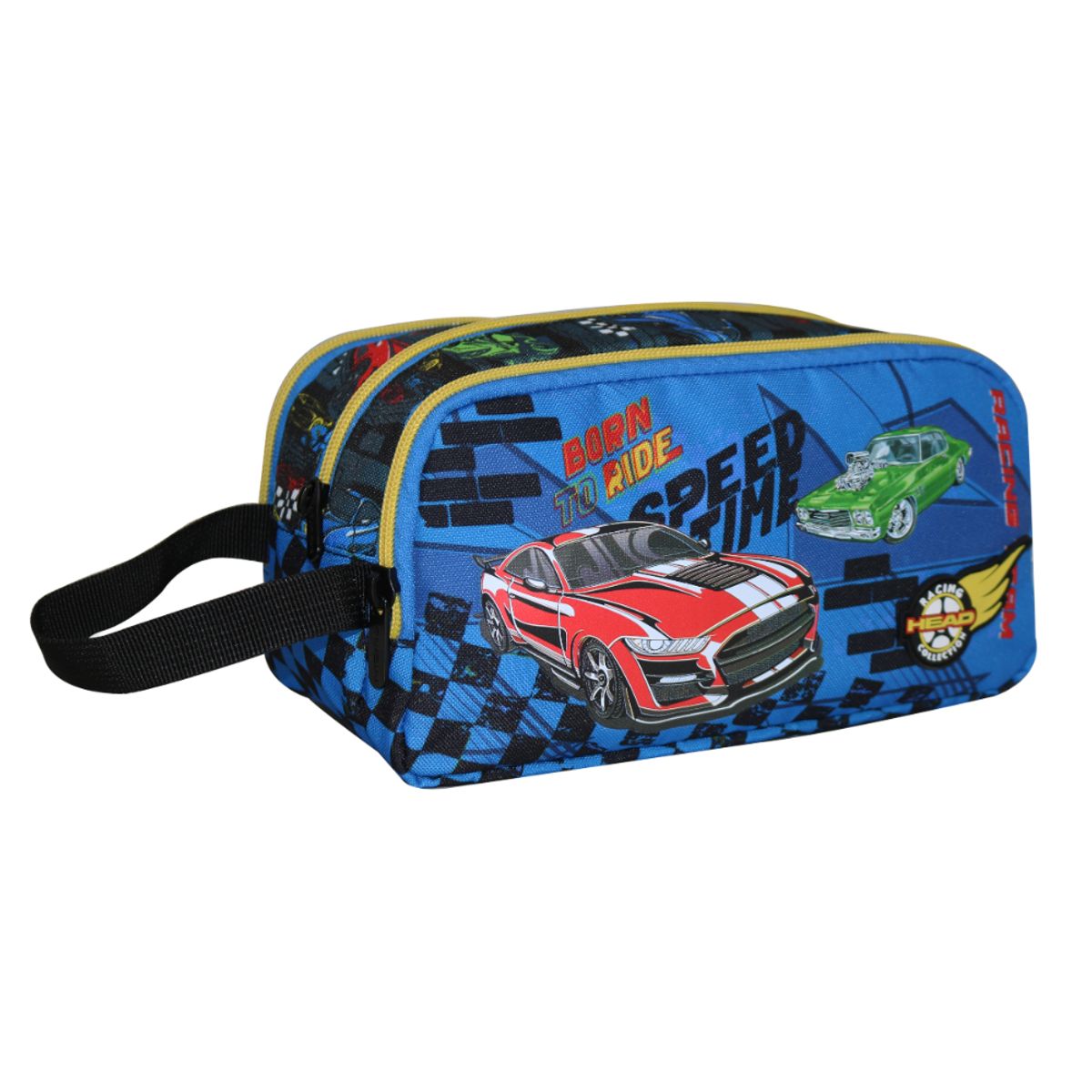 HEAD - Estuche Infantil Niño Atos Speed Car Negro Head
