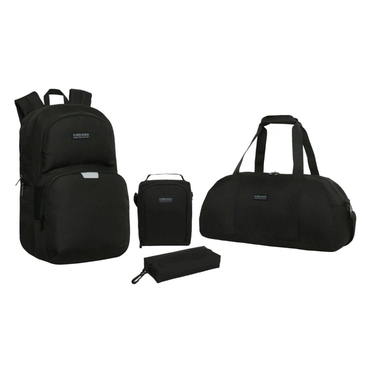 HEAD - Pack Atomik Escolar (x4) Niño Plata Negro Head