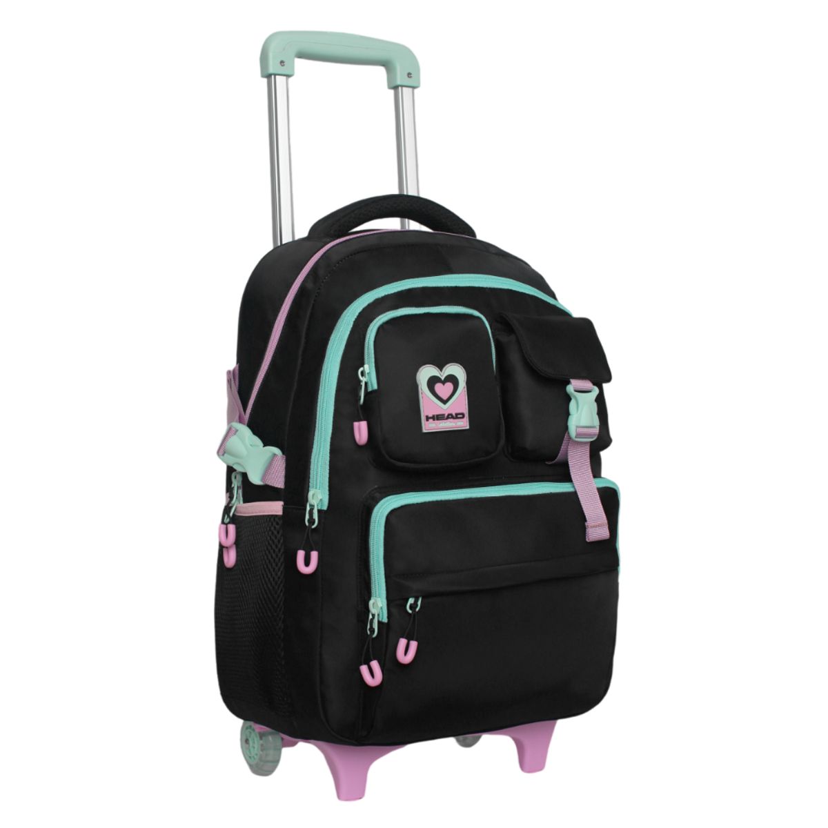 HEAD - Mochila con Ruedas Infantil Song Colores Negro Head