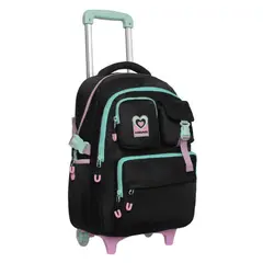 HEAD - Mochila con Ruedas Infantil Song Colores Negro