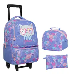HEAD - Pack Bakan Escolar (x3) Niña Meow Lila