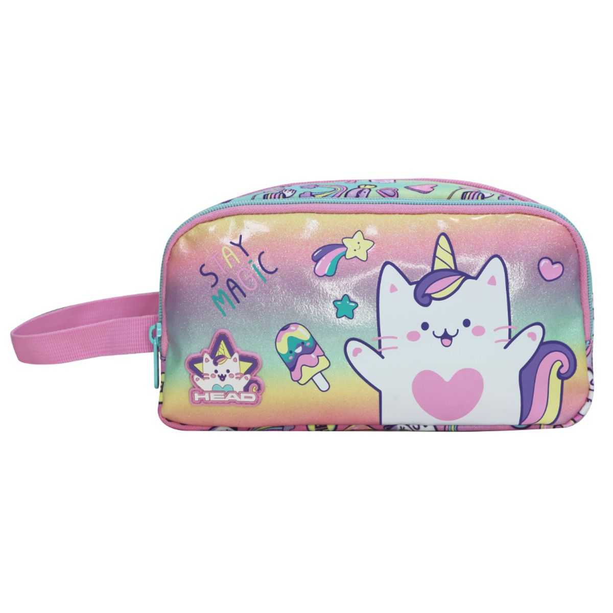 HEAD - Estuche Infantil Niña Atos Cat Faded Multicolor Head