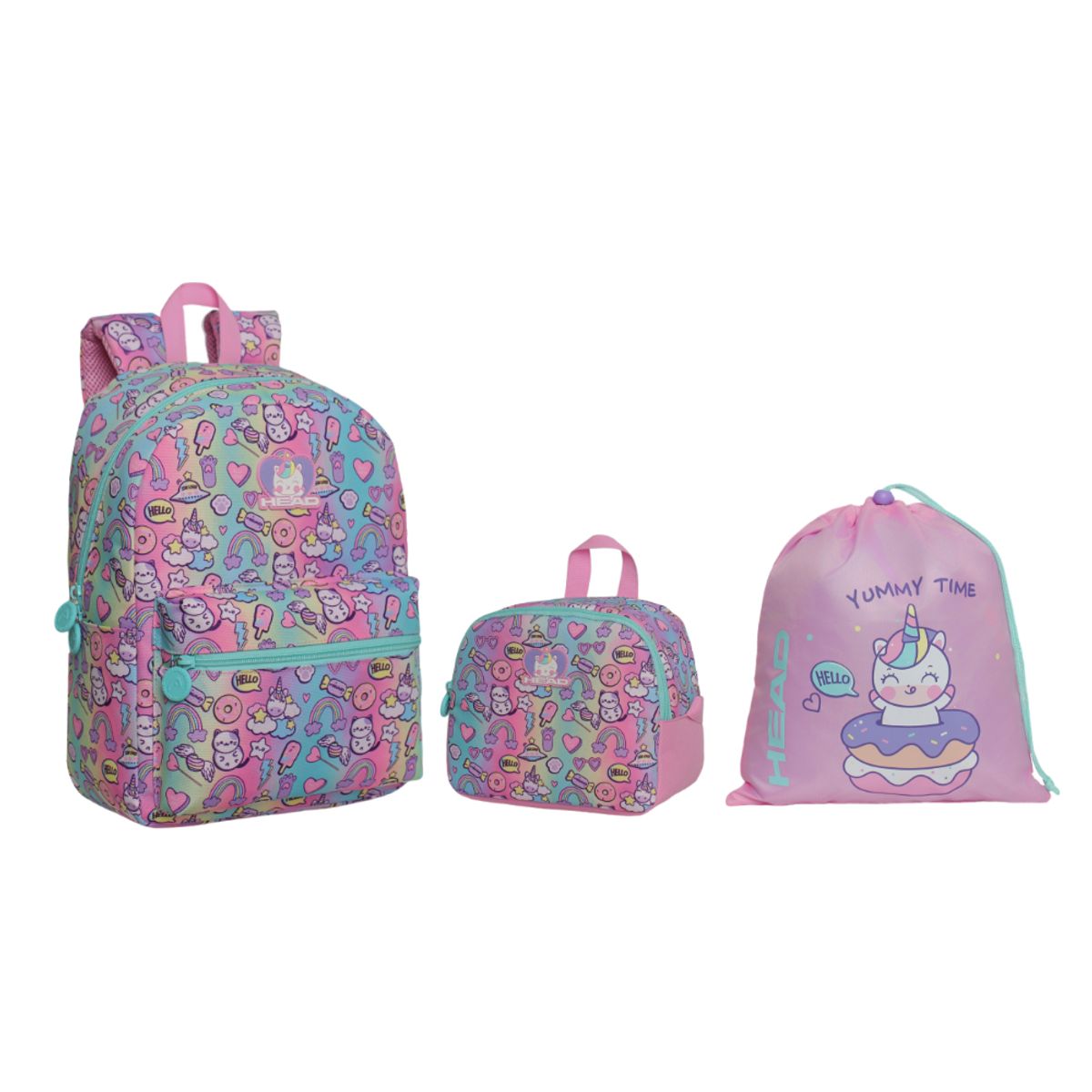 HEAD - Pack Kids Niña (x3) Faded Multicolor Head