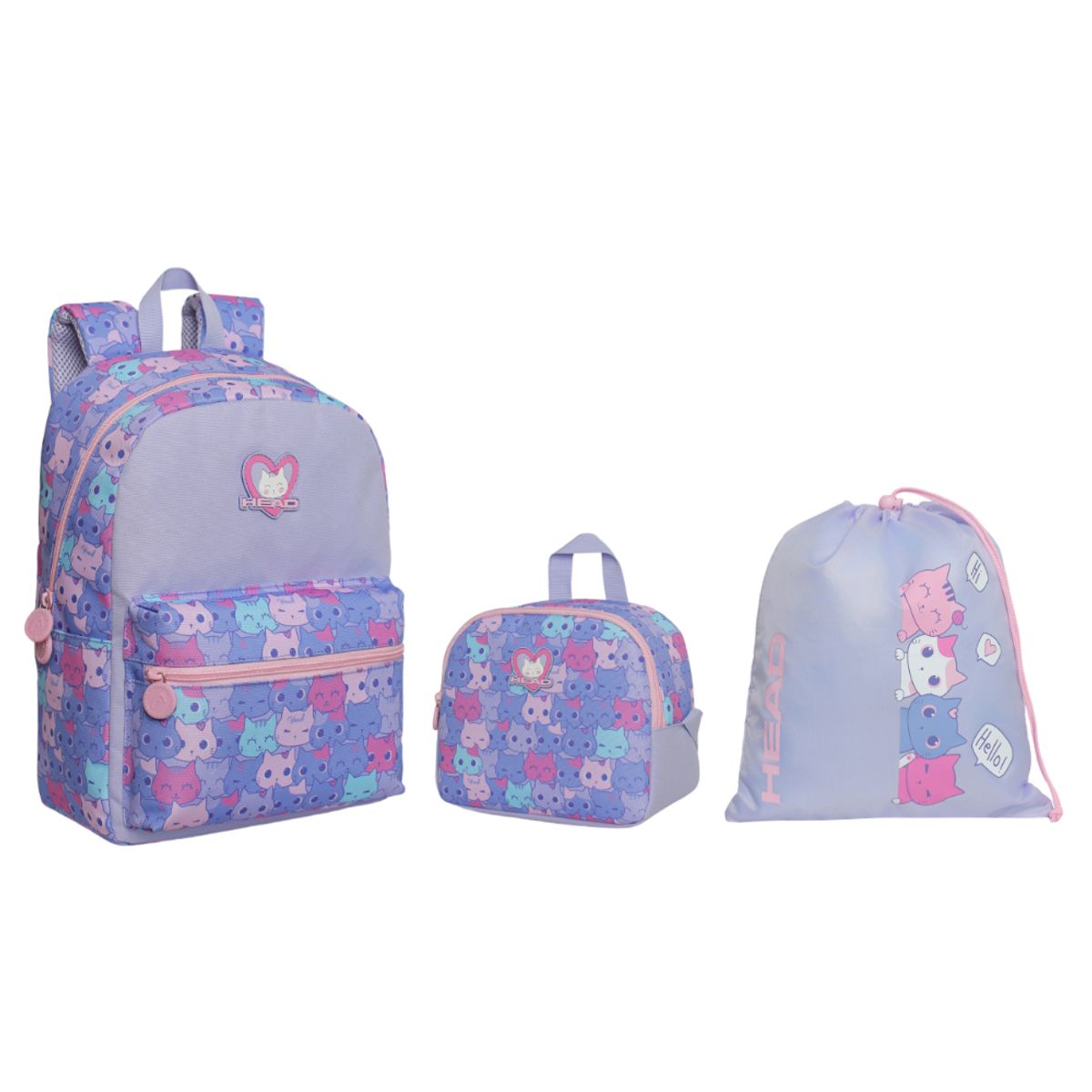 HEAD - Pack Kids Niña (x3) Meow Lila Head
