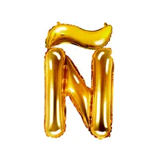 GENERICO - GLOBO METALICO 16 DORADO N