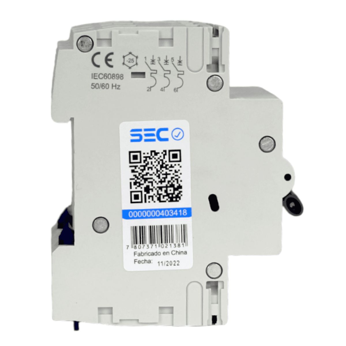 LEXO - INT AUTOMATICO LEXO 3x10A 10KA C