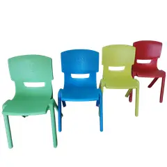 GENERICO - Silla Infantil de Colores - Diseño Ergonómico Resistente y Apilable