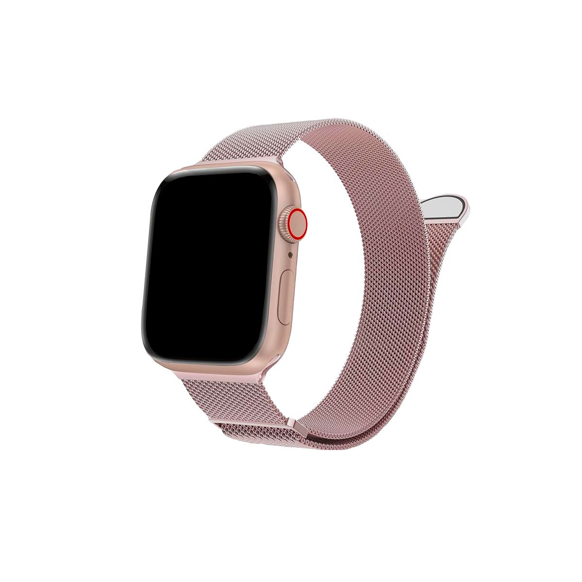 CELLBOX - Correa de Acero Magnética para Apple Watch - 42 mm Serie 1 / 2 / 3 - Rosa