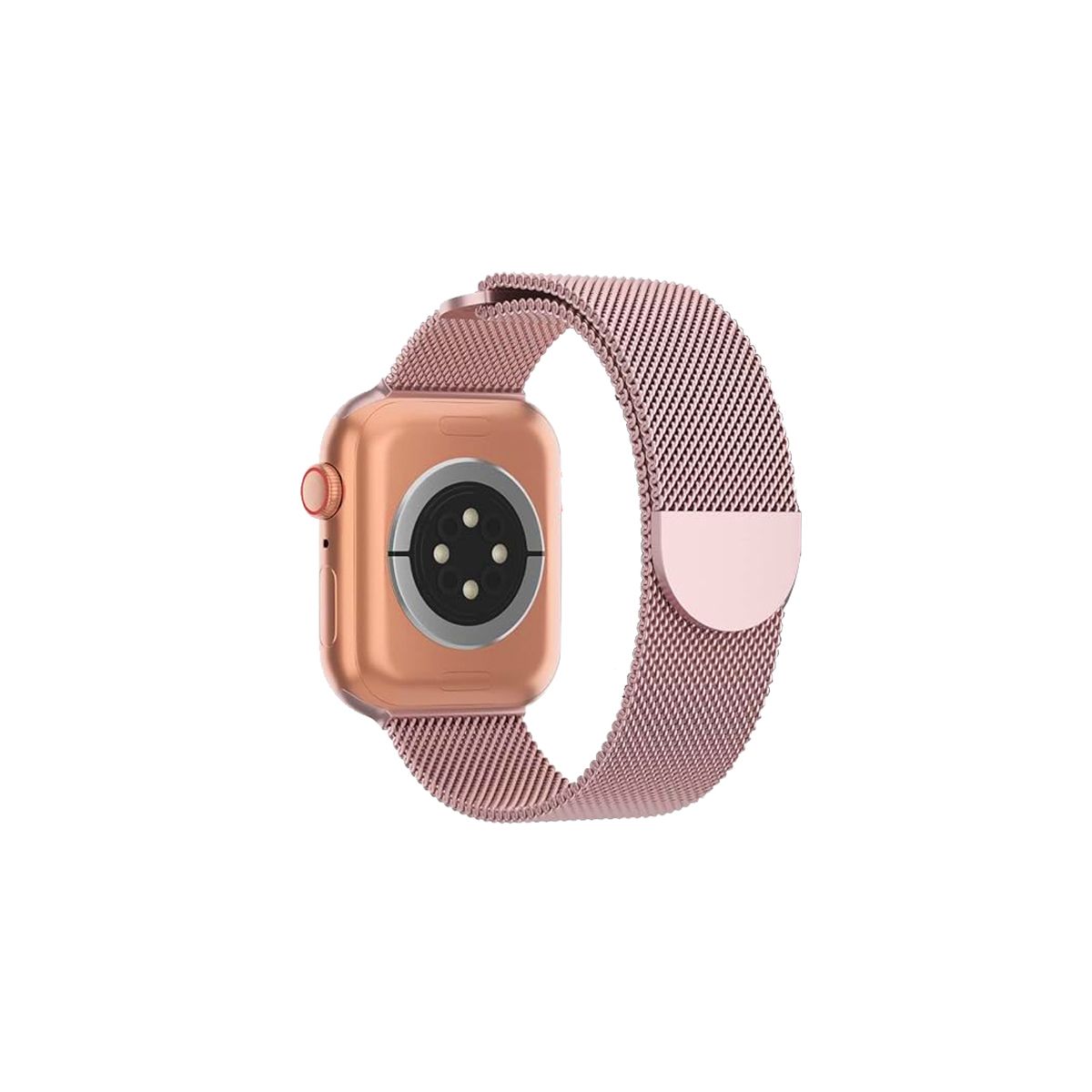 CELLBOX - Correa de Acero Magnética para Apple Watch - 42 mm Serie 1 / 2 / 3 - Rosa