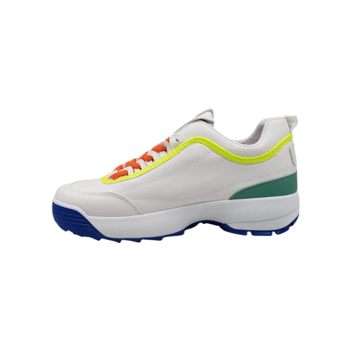 HERIEL - Zapatilla Blanca Plataforma Mujer