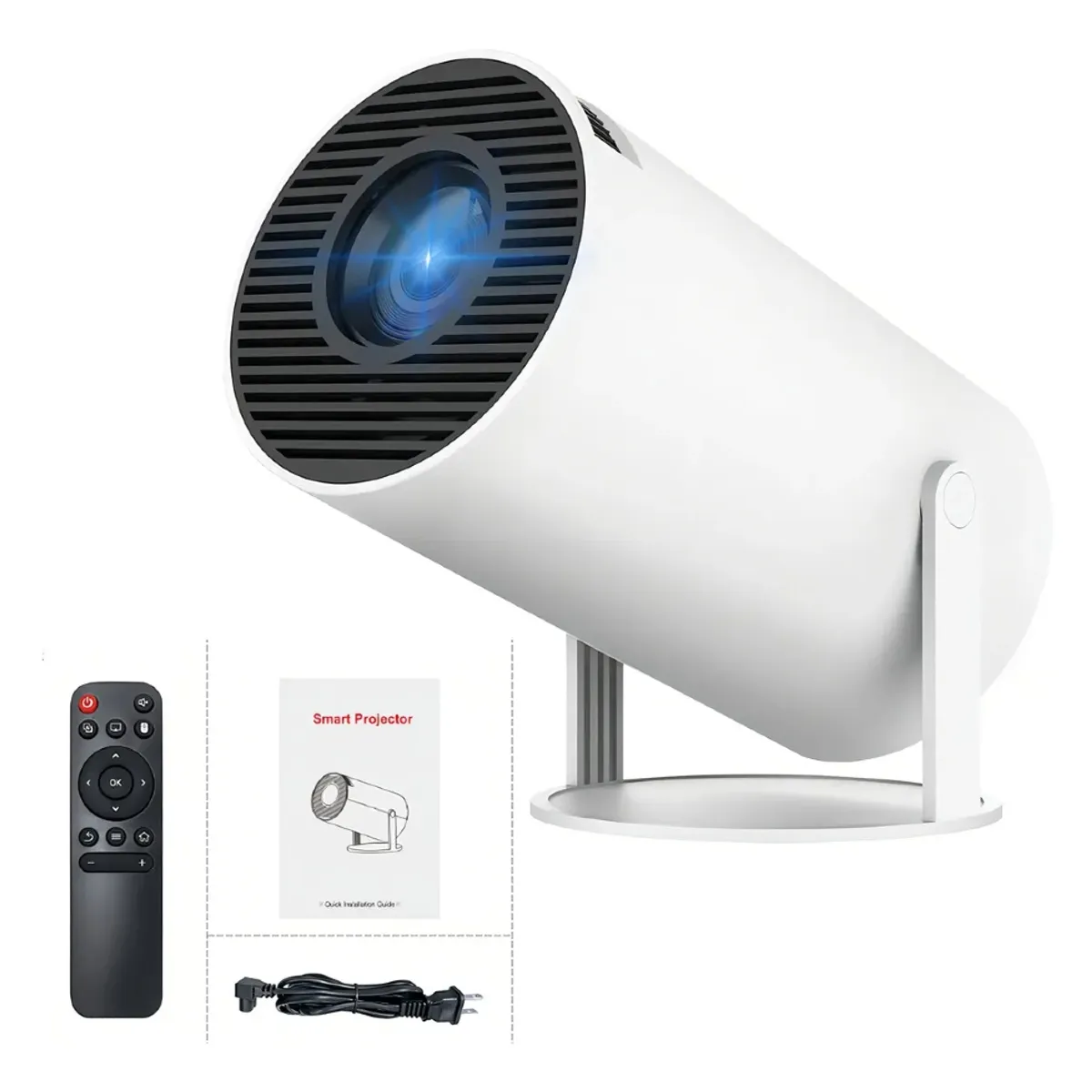 GENERICO - Proyector Inteligente Mini HY300 HD 720p Wifi Bluetooth Cine En Casa Portatil Led Android FIGOIMPORT