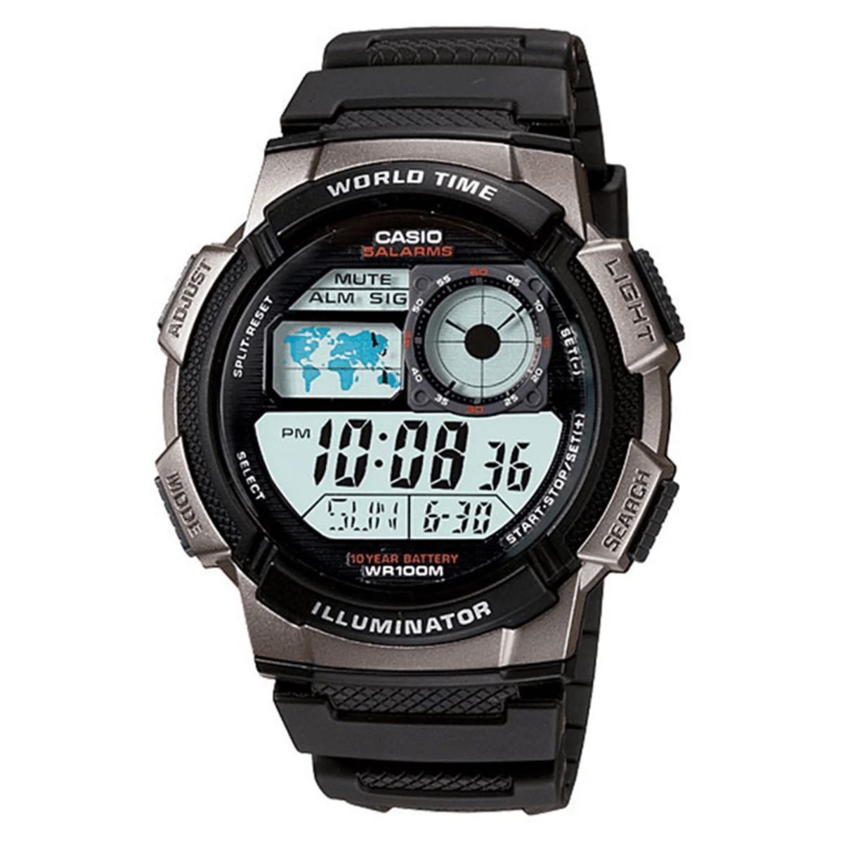 CASIO - RELOJ CASIO AE-1000W-1BVDF NEGRO GRIS HOMBRE