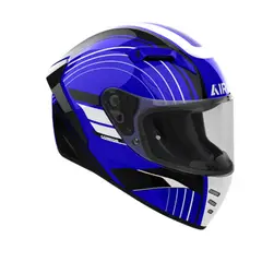 AIROH - Casco para moto Connor Achieve Azul Brillo_.