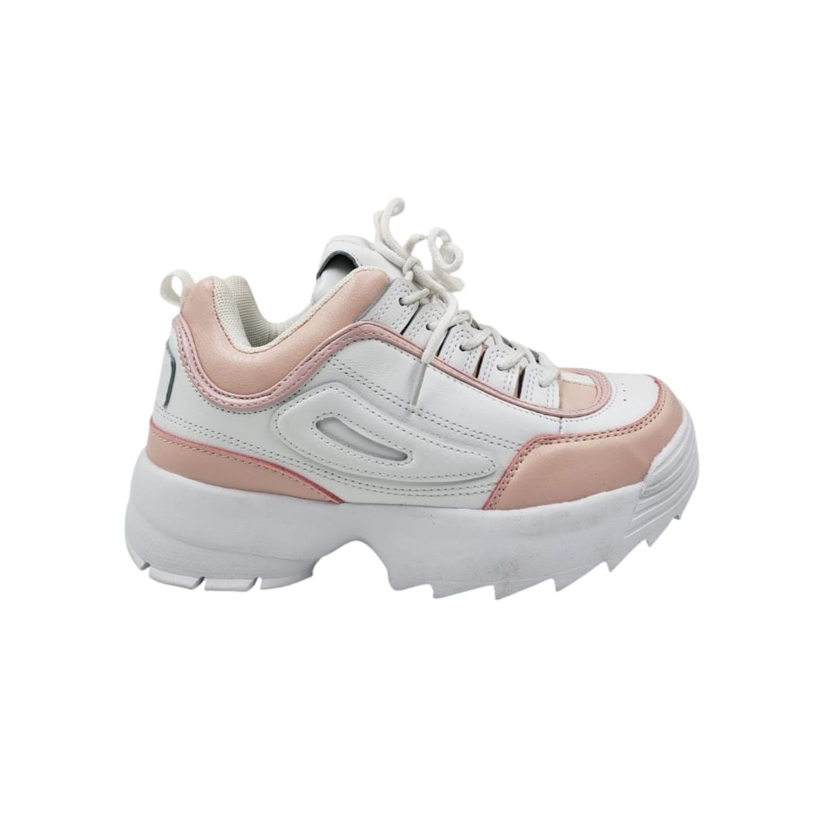 HERIEL - Zapatilla Rosa Plataforma Mujer