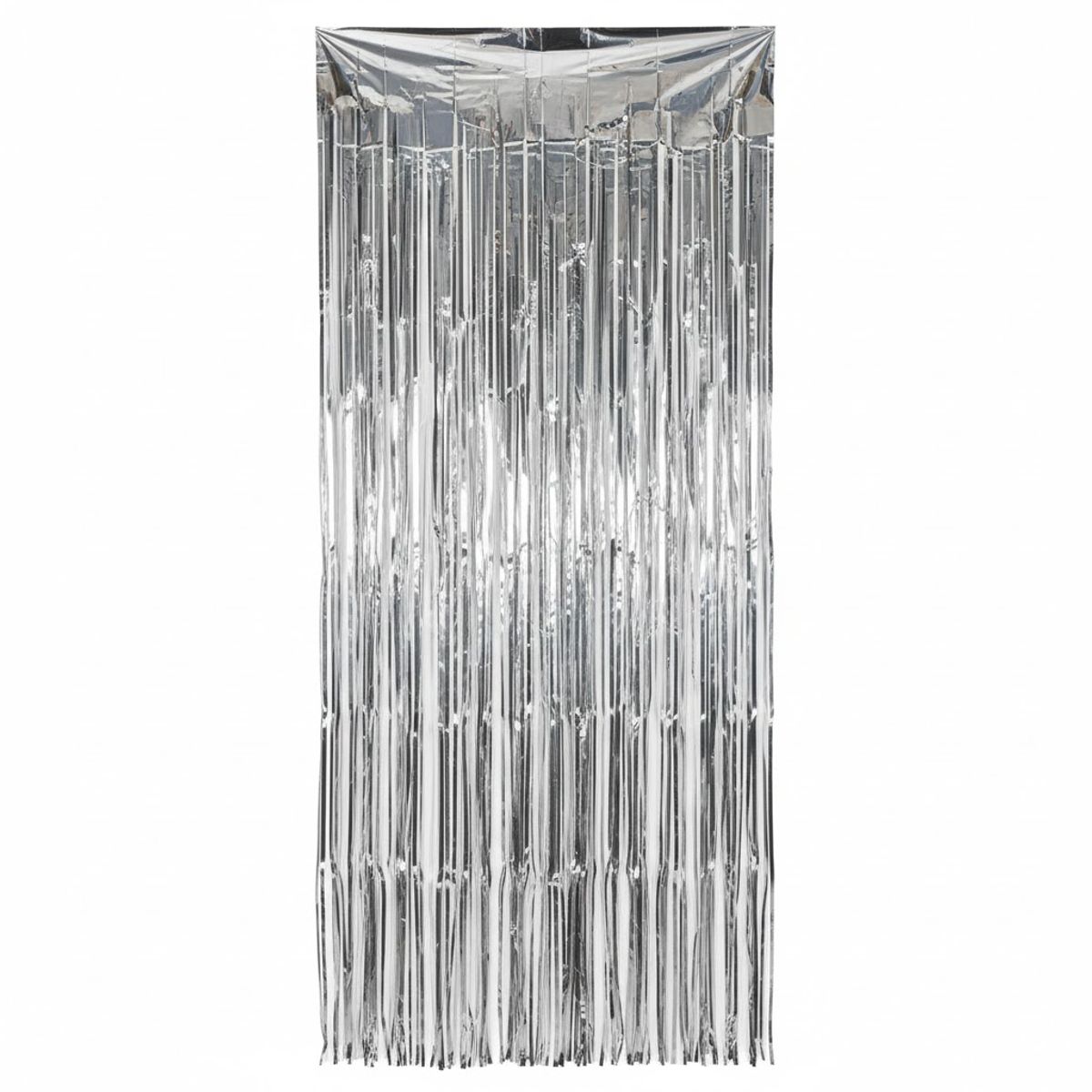 GENERICO - Cortina Cotillon Plateada 100x300cm