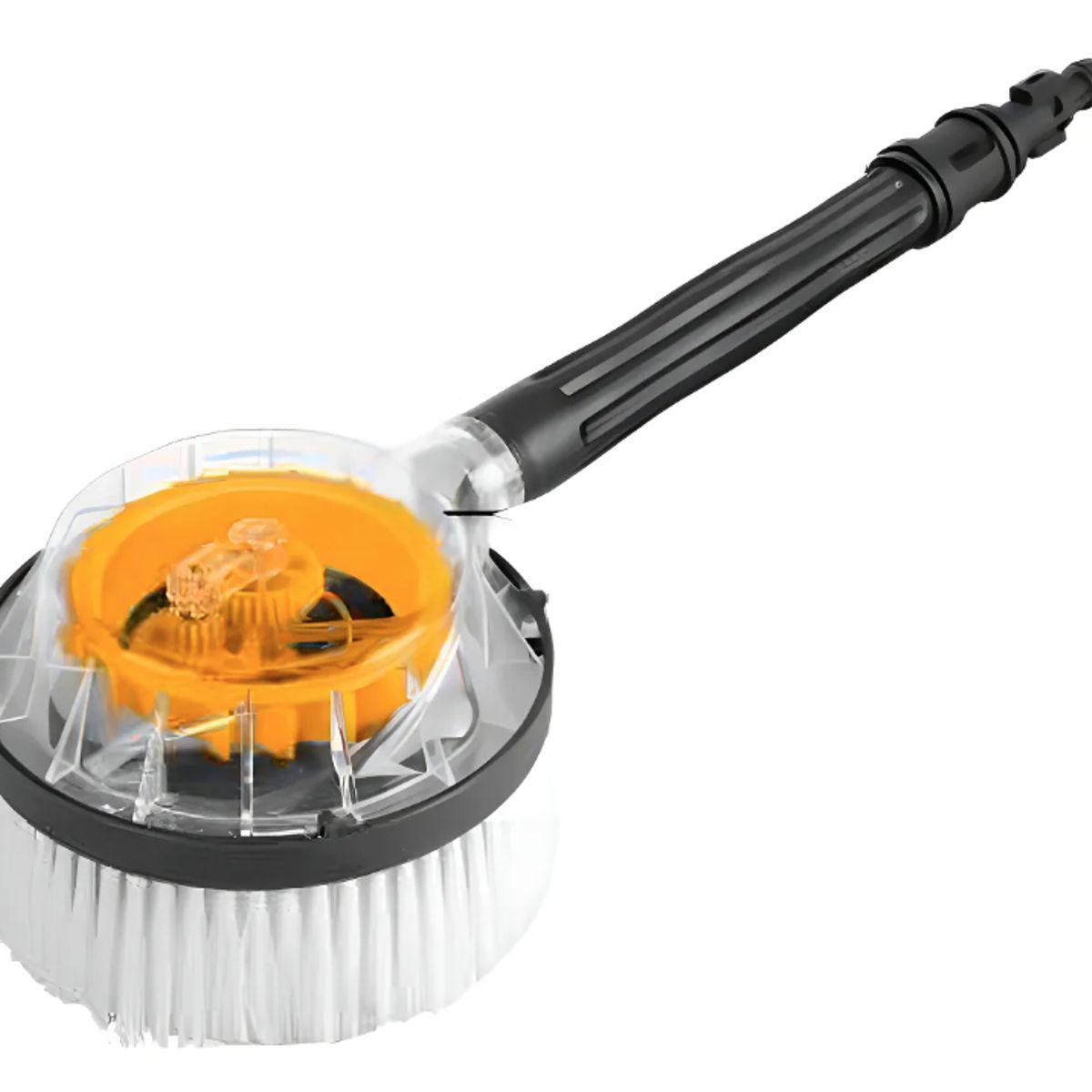 GENERICO - Cepillo Redondo Giratorio Alta Presión Para Karcher K2-k7 Negro
