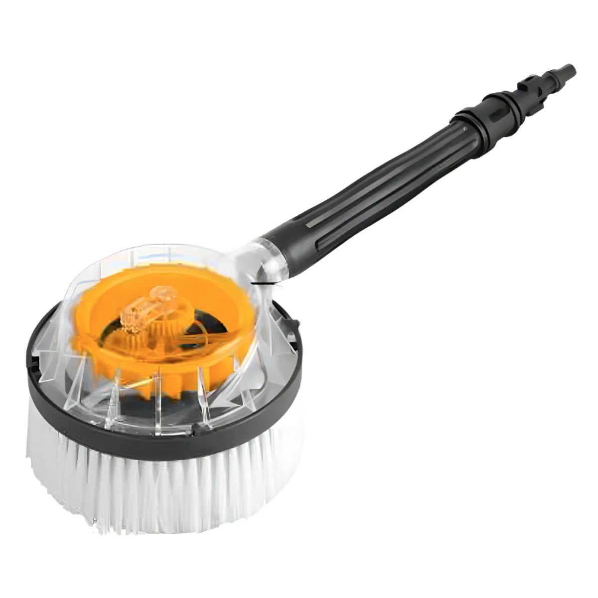 GENERICO - Cepillo Redondo Giratorio Alta Presión Para Karcher K2-k7 Negro
