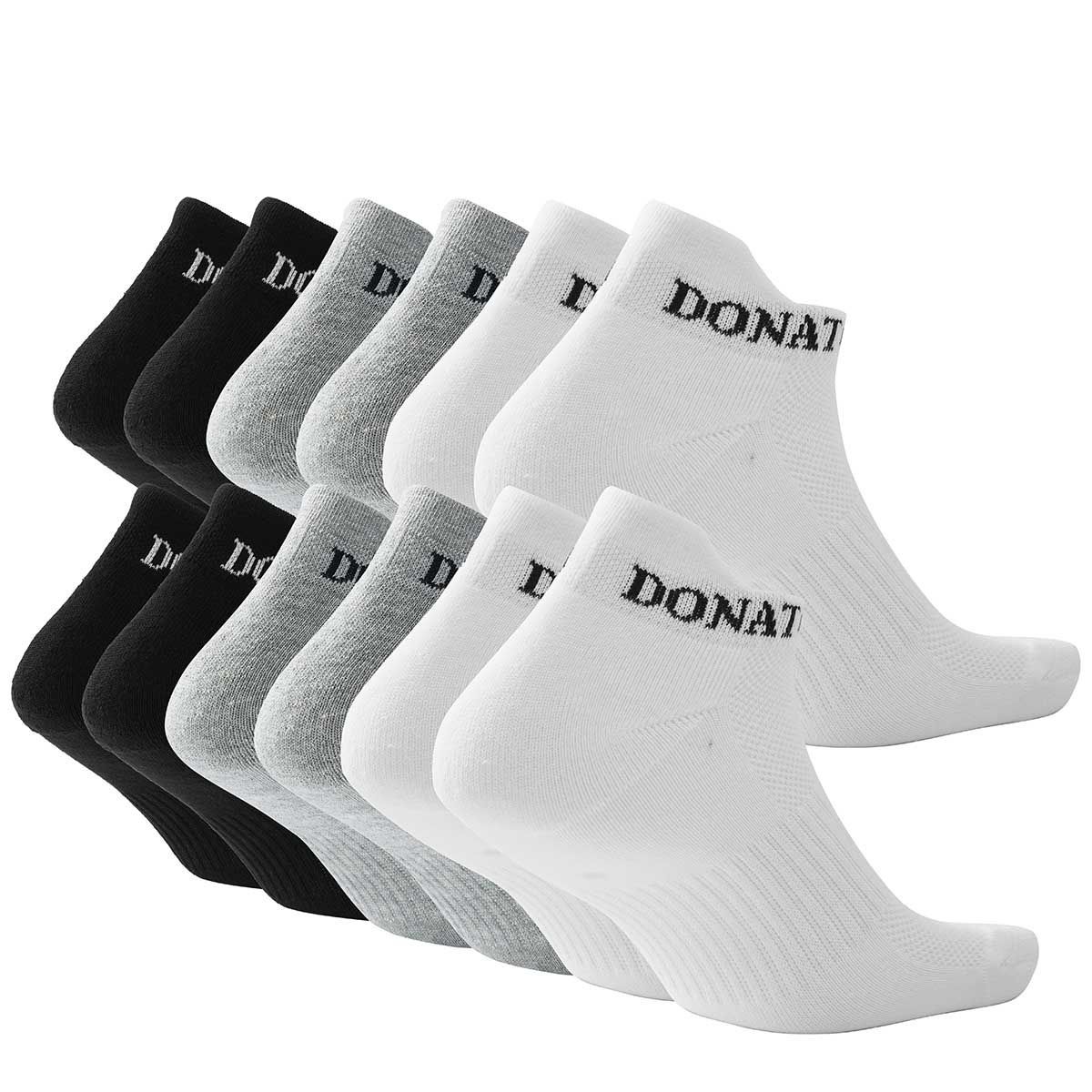 GIOVACCHINO - Pack de 12 Calcetines Tobilleros Deportivos Hombre