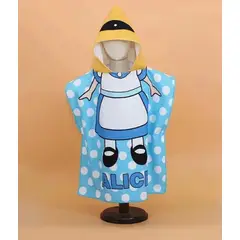 GENERICO - Toalla De Microfibra Para Niños Con Capucha Tipo Poncho ALICIA