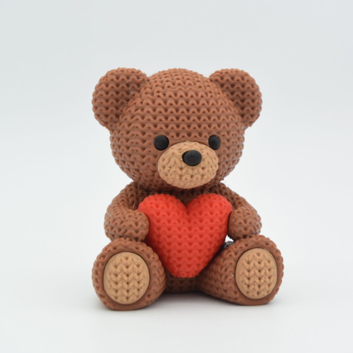 GENERICO - Peluche Osito de Punto para el día de San Valentín