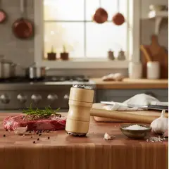 GENERICO - Mazo Martillo Ablandador De Carne De Madera Para Cocina