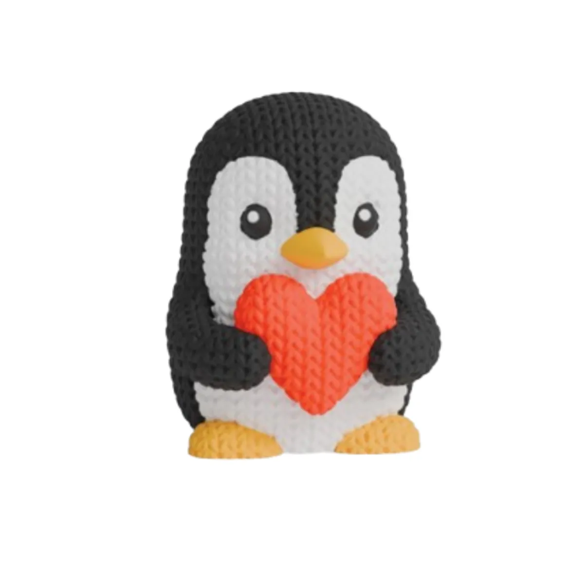 GENERICO - Peluche Pingüino de Punto para el día de San Valentín