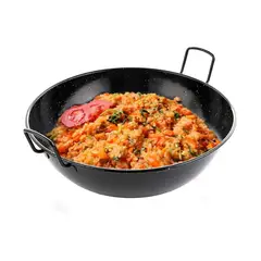 GENERICO - Sartén 38cm con asas honda casa viva