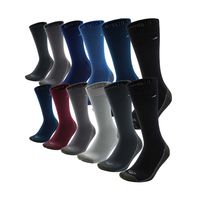 Pack de 12 Calcetines Vestir Bambú Cobre Hombre Premium Sin Costura