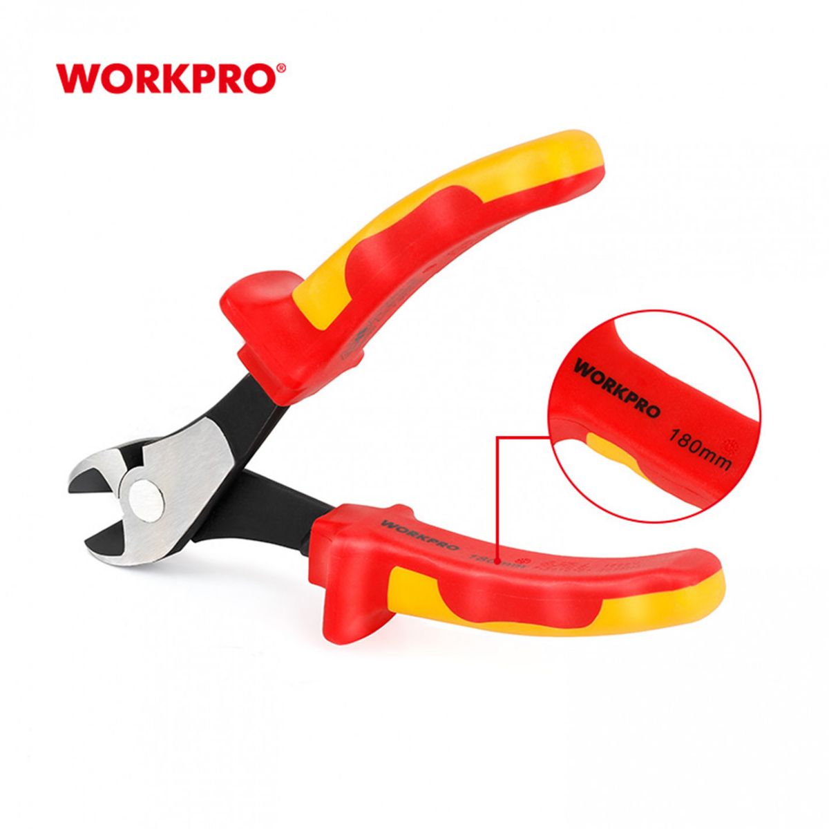 WORKPRO - ALICATE DE CORTE DIAGONAL AISLADO 7