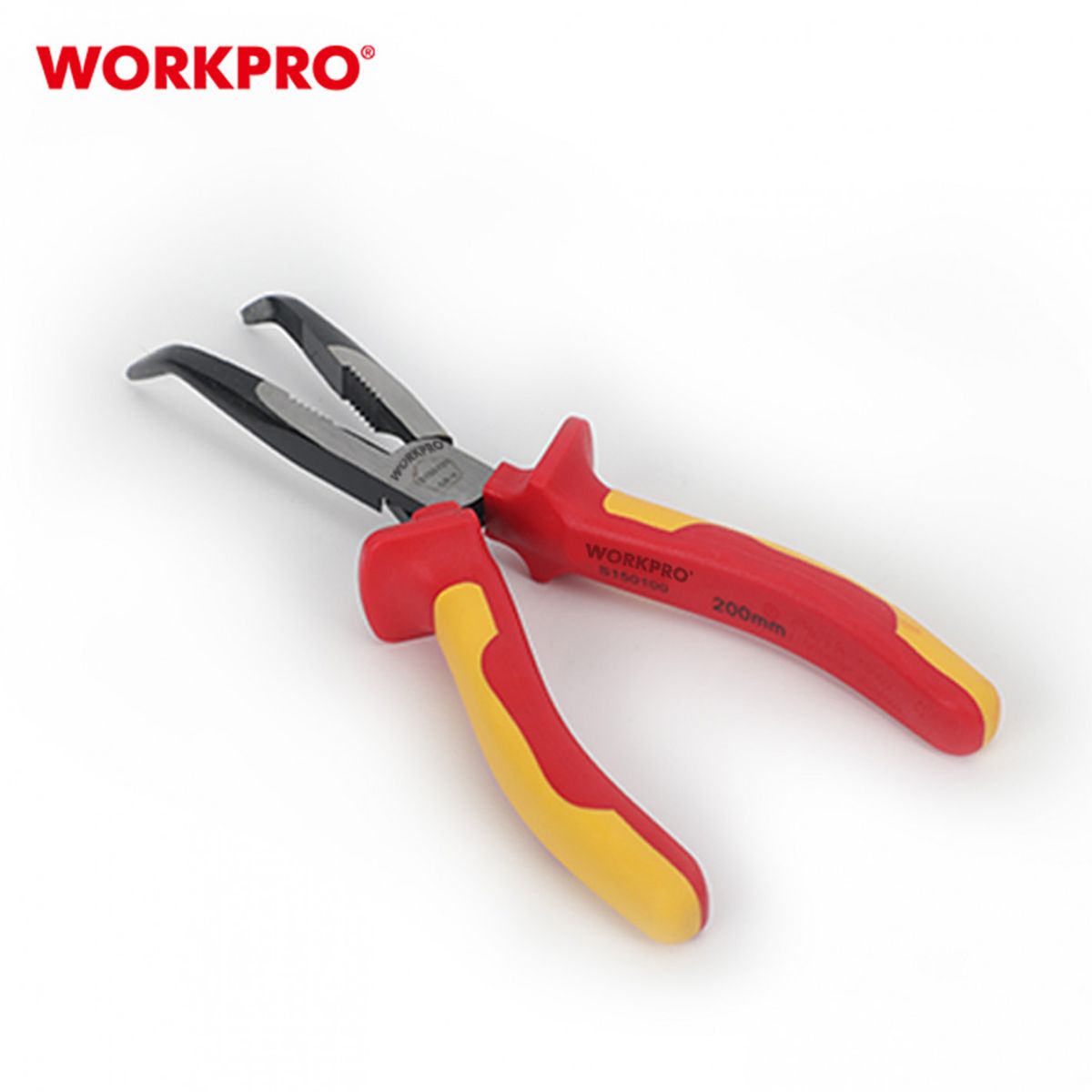 WORKPRO - ALICATE PUNTA DOBLADO AISLADO 8