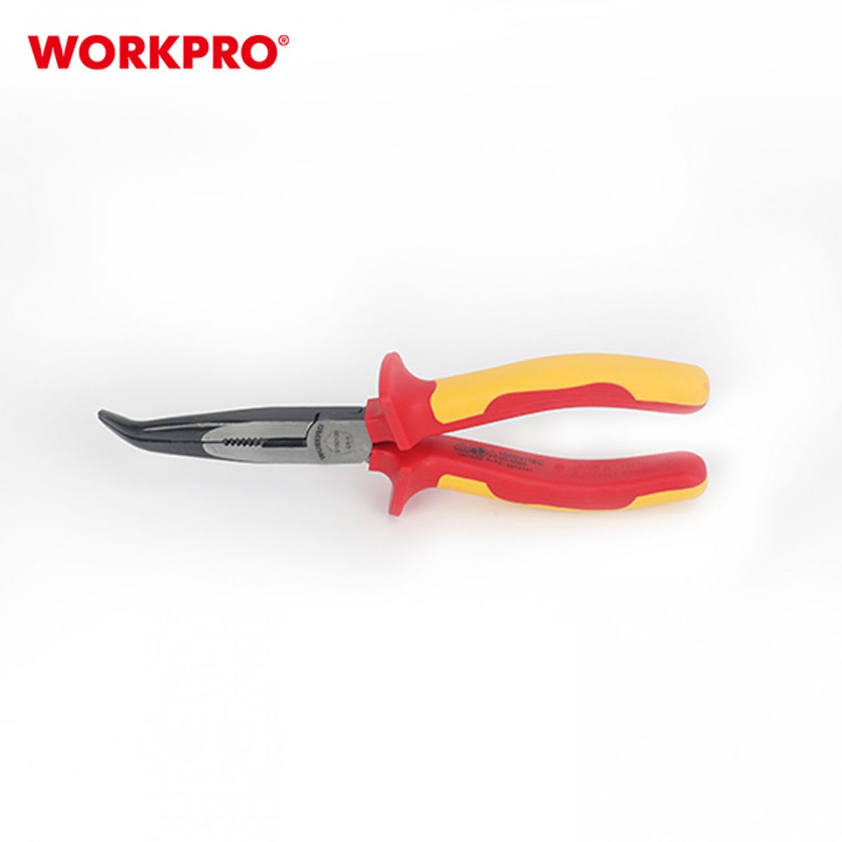 WORKPRO - ALICATE PUNTA DOBLADO AISLADO 8